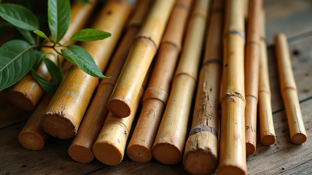 Bamboo kite spars