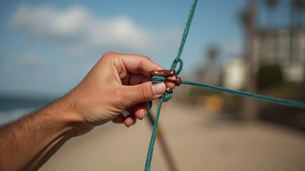 Adjusting bridle line knot