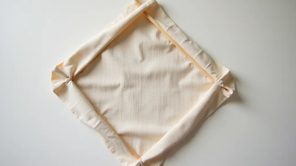 Fabric outline on kite frame