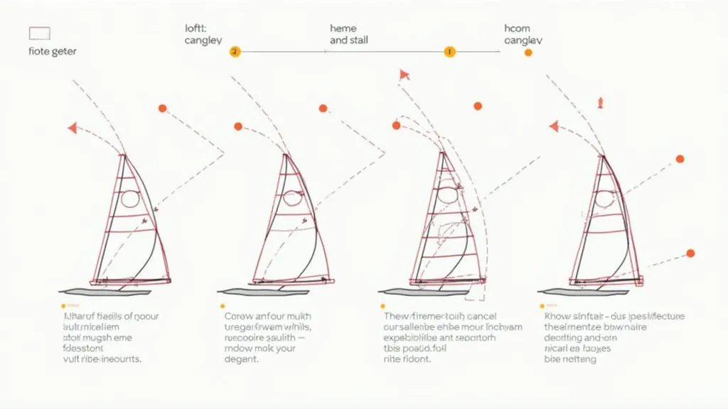 Diagram of angle of attack and its effect on lift and drag