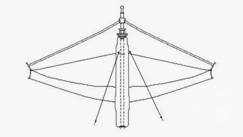 Diagram of kite bridle attachment