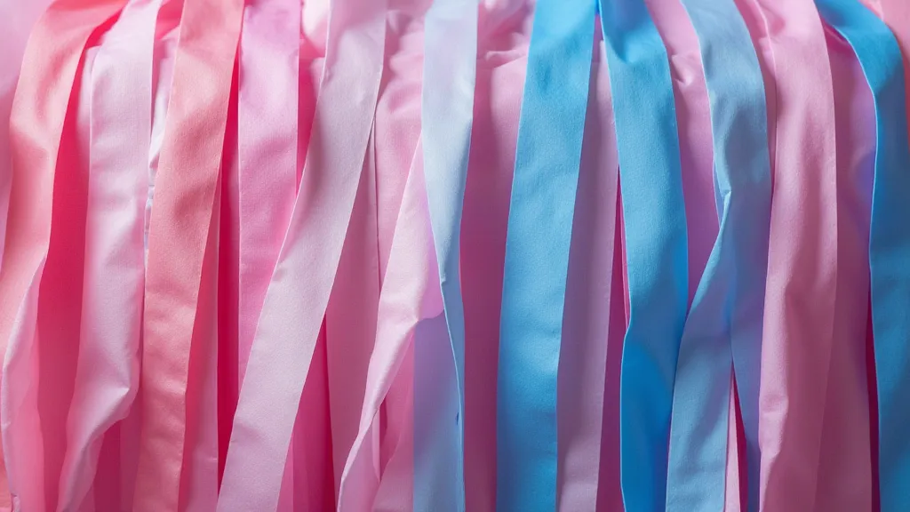 Plastic bag strips for kite tail