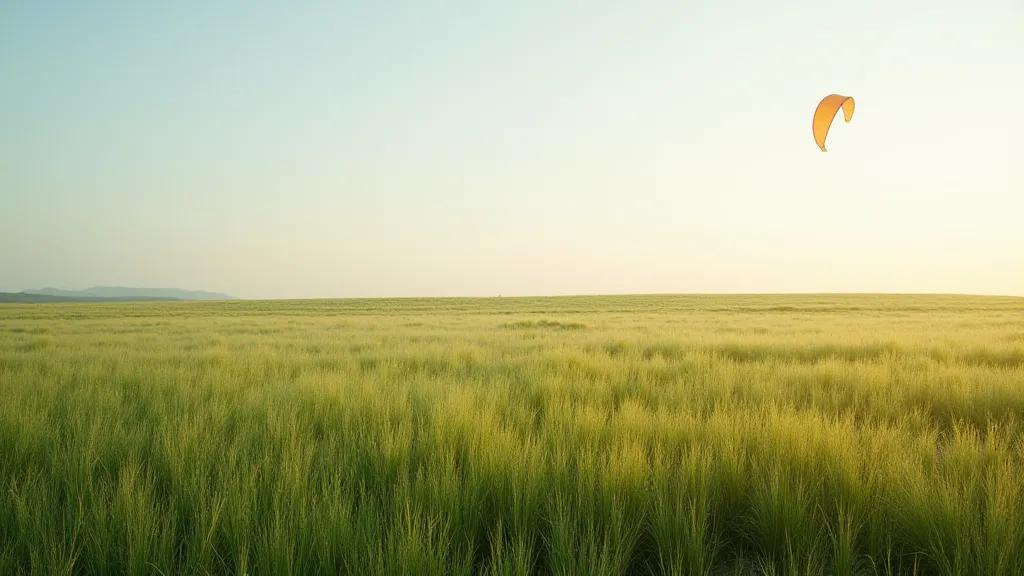 Wind blowing across a field
